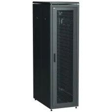 LINEA N Шкаф напольный сетевой 19'' 33U 800х1000мм перфорированная передняя дверь задняя перфорированная черный