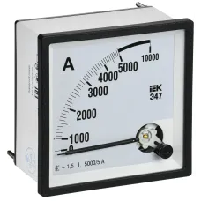 Амперметр Э47 5000/5А класс точности 1,5 96х96мм