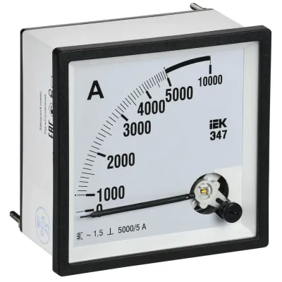 Амперметр Э47 5000/5А класс точности 1,5 96х96мм