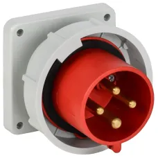 Вилка встраиваемая ССИ-3242 32А-6ч 380В 3P+PE IP67