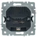 BRITE Розетка 1-местная с заземлением с защитными шторками 16А с USB A+A 5В 2,1А РЮш10-1-БрБ белый