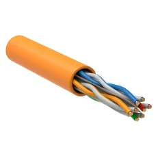 Витая пара U/UTP 6 4х2х23AWG LSZH оранжевый (305м) РФ/Т
