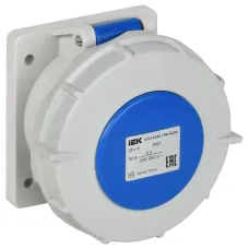 Розетка встраиваемая прямаяССИ-6232 32А-6ч 220В 2P+PE IP67