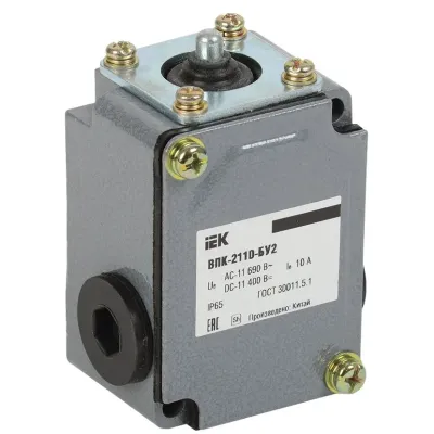 Выключатель концевой ВПК-2110-БУ2 толкатель IP65