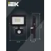 Прожектор СДО 06-30Д светодиодный черный с ДД IP54 6500K IEK