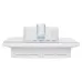 SKANDY Розетка 2-местная и крышкой 16А в сборе IP44 SK-R12W арктический белый