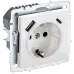 BRITE Розетка 1-местная с заземлением с защитными шторками 16А с USB A+C 18Вт РЮш11-1-БрБ белый BRITE Розетка 1-местная с заземлением с защитными шторками 16А с USB A+C 18Вт РЮш11-1-БрБ белый