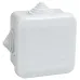 Коробка расп. КМ41236 о/п 70х70х40мм IP44 4 вв. серая IEK Коробка расп. КМ41236 о/п 70х70х40мм IP44 4 вв. серая IEK