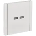 FORTE&PIANO Розетка USB A+A 3,1А FP249 белый