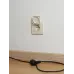 BRITE Розетка 1-местная с заземлением с защитными шторками и крышкой 16А IP44 РСбш10-3-44-БрКр бежевый