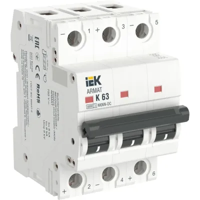 ARMAT Автоматический выключатель M06N-DC 3P K 63А
