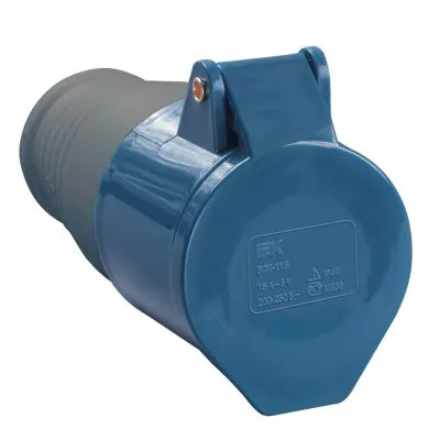 Розетка переносная ССИ-223 2Р+РЕ 32А 200-250В IP44 IEK