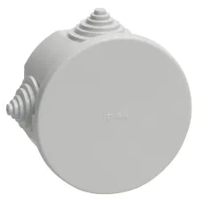 Коробка расп. КМ41237 о/п D=75х40мм IP44 4 вв. серая IEK