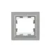 BRITE Рамка 1-местная IP44 РУ-1-БрА-44 алюминий