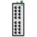 Коммутатор промышленный неуправляемый ISU-430 Ethernet 16 портов 10/100BaseT разъем RJ45 24В AC/12/24/48В DC с резервированием