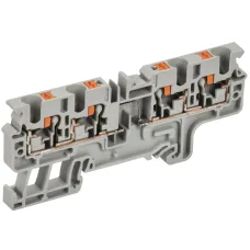 ARMAFIX Колодка клеммная CP4/4(E)D1 4х-проводная Push In с встроенным диодом IEK