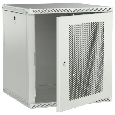 LINEA W Шкаф настенный 12U 600х600мм дверь перфорированная серый 2.0