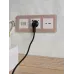 BRITE Рамка 3-местная РУ-3-2-Бр стекло дымчатый RE