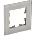BRITE Рамка 1 -местная РУ-1-2-БрД стекло дымчатый BRITE Рамка 1 -местная РУ-1-2-БрД стекло дымчатый