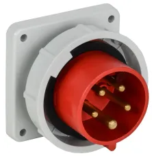 Вилка встраиваемая ССИ-3152 16А-6ч 380В 3P+PE+N IP67