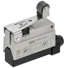 Микропереключатель концевой МП-7141 укороченный рычаг с роликом IP40