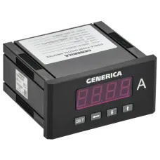 Амперметр цифровой щитовой однофазный DO RS-485 48х96мм LED