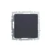 BRITE Розетка 1-местная с заземлением с защитными шторками и крышкой 16А IP44 РСбш10-3-44-БрГ графит