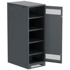 LINEA B Шкаф аккумуляторный (пустой) 1700х600х950мм металлическая дверь черный