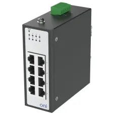 Коммутатор промышленный неуправляемый ISU-430 Ethernet 8 портов 10/100BaseT разъем RJ45 24В AC/12/24/48В DC с резервированием
