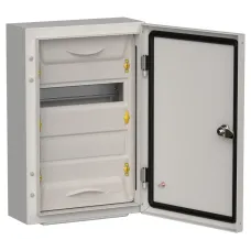 TITAN 5 Корпус металлический ЩРн-24 (1х24) 460х310х140мм IP54 серый (одна дверь)