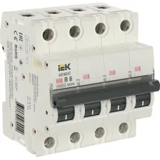ARMAT Автоматический выключатель M06N 4P B 6А