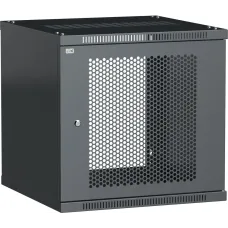 Шкаф LINEA WE 12U 600x650мм дверь перфорированная черный