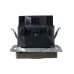 BRITE Розетка 1-местная с заземлением с защитными шторками 16А с USB A+A 5В 2,1А РЮш10-1-БрШ шампань
