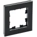 BRITE Рамка 1 -местная РУ-1-1-БрЧ металл черный BRITE Рамка 1 -местная РУ-1-1-БрЧ металл черный