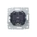 BRITE Розетка 1-местная с заземлением с защитными шторками и крышкой 16А IP44 РСбш10-3-44-БрС сталь