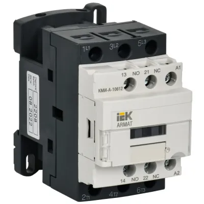 ARMAT Контактор КМИ-А-10612 LC1D 6А 400В/АС3 1NO/1NC