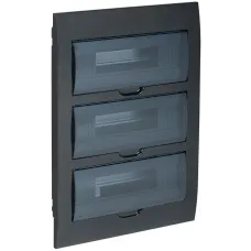 KREPTA 3 Корпус пластиковый ЩРВ-П-36 IP41 черный IEK