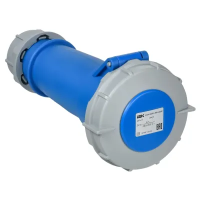 Розетка переносная ССИ-2232 32А-6ч 220В 2P+PE IP67