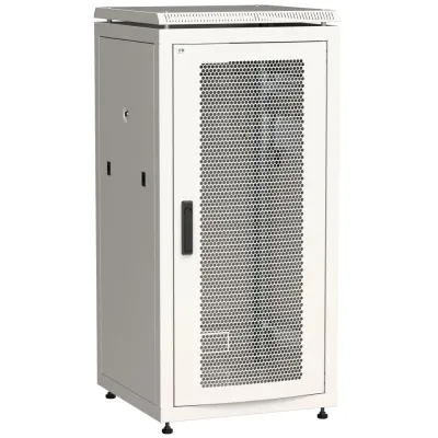 ITK Шкаф сетевой 19'' LINEA N 18U 600х800 мм перфорированная передняя дверь серый