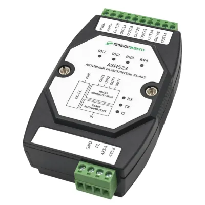 Активный разветвитель RS-485 ASH523