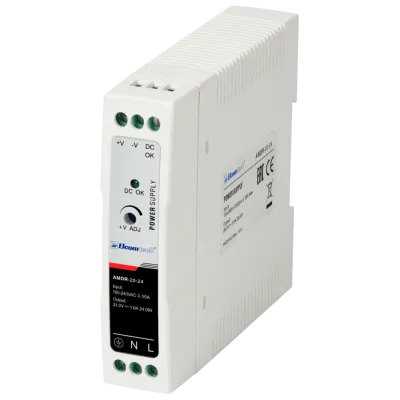 Блок питания на DIN рейку AC/DC 20W вход 100-240V,выход 24V 1A A