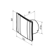 Вентилятор Ametist 125 gloss black