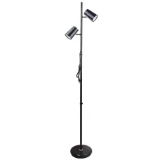 Торшер UЛм-T600 2х6W/4500K/DIM BLACK напольный светодиодный 2х6W Сенсорный выключатель Диммер черный