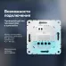 ATLASDESIGN SMART Термостат программируемый для   электрического теплого пола, Zigbee, 16 А, мех.,  БЕЛЫЙ