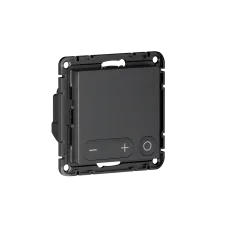 ATLASDESIGN SMART Термостат программируемый для   электрического теплого пола, Zigbee, 16 А, мех.,  ЧЕРНЫЙ