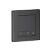ATLASDESIGN SMART Термостат программируемый для   электрического теплого пола, Zigbee, 16 А, мех.,  ЧЕРНЫЙ