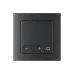 ATLASDESIGN SMART Термостат программируемый для   электрического теплого пола, Zigbee, 16 А, мех.,  ЧЕРНЫЙ