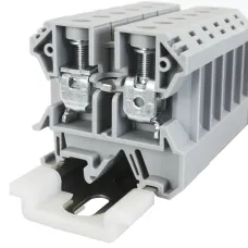 Клемма проходная, винтовой зажим, серая 76A/800В/16мм2/ (1 уп-40шт) ABK 16-V0 KLR