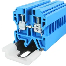 Клемма проходная, винтовой зажим, синяя 32A/800В/4мм2/ (1 уп-80шт) ABK 4 BU-V0 KLR