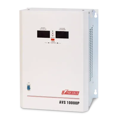 Стабилизатор напряжения POWERMAN AVS 10 000P для газового котла, компьютера, роутера